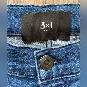 3X1 Stevie High Rise Slim Straight Jeans Size 28